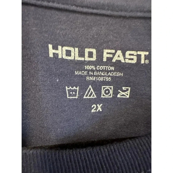 Hold Fast Long May it Wave Tshirt NWT 2X - Picture 3 of 4